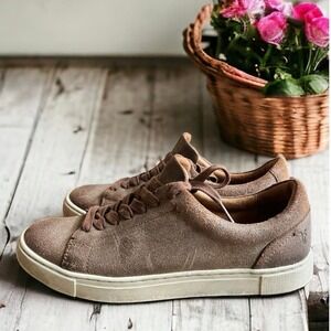 FRYE Women’s Ivy Low Lace Casual Shoe Brown Size 8.5 US